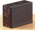 Leather Tissue Box Cover, Rectangular and Multifunction Remote Control Caddy, Desk Organizer Storage for Office and