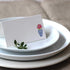 Nancy Nikko Place Cards with Blue and White Ginger Jar and Pink Flowers for Weddings, Showers, and Dinner Parties (12)