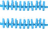 jijAcraft 100Pcs Clothespins with Ribbon, 1.4Inch Wooden Clothes Pins with 25Yds Blue Ribbon