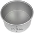 PME Professional Aluminum Baking Pan - Round 7 x 3in