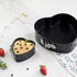 Heart Cake Pan, 4 Inch Heart Springform Pan, Bakeware with Removable Bottom for DIY Heart Baking