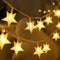 Star String Lights Battery Operated, 20 FT 40 LED Twinkle Lights Warm