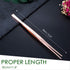 Tongs Tweezers - 12 Inch Long Food Tongs, Straight Serrated Forceps Cocktail Tweezers Bar Tool in Gold