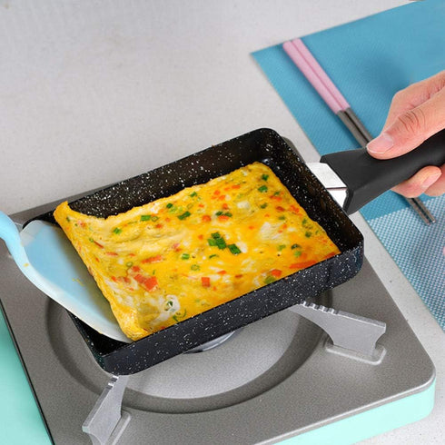 Tamagoyaki Pan, Japanese Omelette Pan, Rectangular Non-Stick Mini Frying Cooker for Gas and Induction Stoves