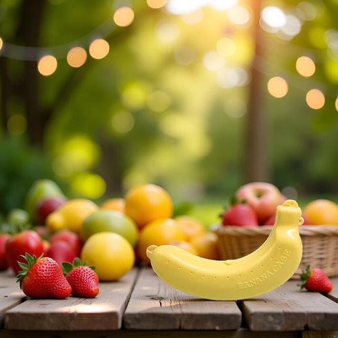 Jinshining Yellow Banana Storage BPA-Free Outdoor Travel Case,Keep Fresh Banana Keeper and Protector, Cute Banana