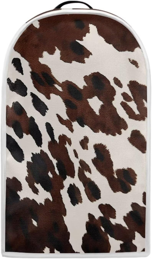 Brown Cow Print Blender Cover, Kitchen Appliance Stand Mixer Protector, Anti-Fingerprint Cover for Dining Room