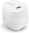 GreenLife 4-Cup Digital Rice Cooker, PFAS & PFOA-Free, Removable Ceramic Pot, Touch-screen, White