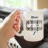 Music Is My Forte - Large 15oz White Ceramic Mug - Funny Musician Gifts and Musical Accessories