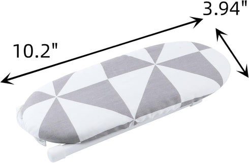 Mini Ironing Board Portable 10.2" Folding Ironing Board with Cloth Cover for Collar Cuff Shoulder Corner (Style 3)