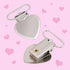 Marrywindix 20pcs Silver Suspender Clips Heart Shaped Metal Holder Clips for Mattress Pad Cover Sofa Cushion