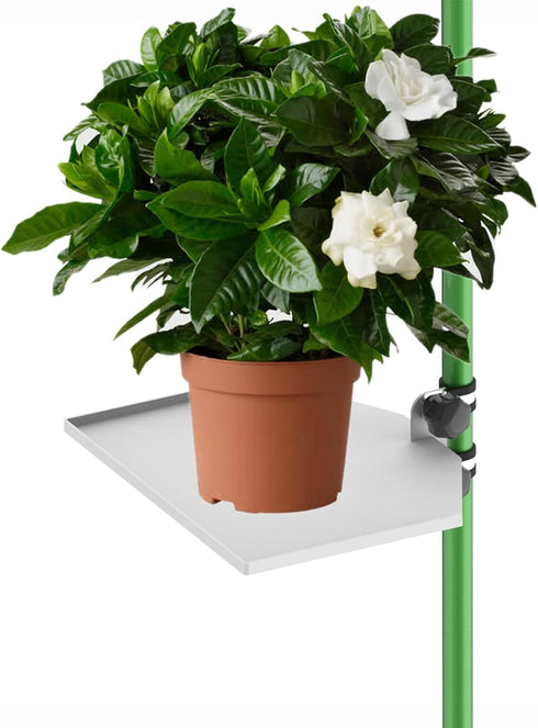DELUMEE 4x4), (16mm/19mm/22mm Metal Grow Tent Corner Shelf (for Tents Larger Than Sturdy Tent Pole Mount Shelves