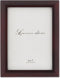Lawrence Frames Estero Collection, Espresso Brown, Walnut Wood 5x7 Picture Frame