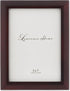 Lawrence Frames Estero Collection, Espresso Brown, Walnut Wood 5x7 Picture Frame