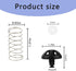 Coffee Machine Brew Basket Bottom Spring Loaded Stopper Kits Replacement for Hamilton Beach Coffee Makers (5 Pcs)