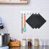 Silicone Trivet Mats Hot Mat, Robust Non Slip Coasters, Heat Resistant Mats (Black)