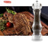 Salt Pepper Grinder Mill Acrylic, Adjustable Mill-Clear, Best Peppercorn Grinder