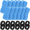 UIOOQ Official Cat Water Fountain Filters, 24 Pack (12 Filters + 12 Sponges),