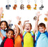 iMagitek 24 Pack Jungle Safari Animal Keychains, Kids Party Bag Fillers, Jungle Safari Baby Shower Favors