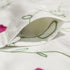 VOGOL White Valances for Small Windows, Flowers Embroidered Window Valances for Kitchen Living Room, 52 x 18 Inches