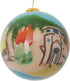 Blown Glass Christmas Ornament | Laguna Beach | Hand Painted Inside | Original Art with Gift Box