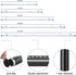 White Tension Curtain Rod No Drill, 42 to 72 Inch Adjustable Heavy Duty Black Shower Curtain Rod