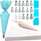 Piping Bags Pastry Bag Set - 100PCS Disposable Cake Decorating Bags with 14 Frosting Tips and 2 Couplers