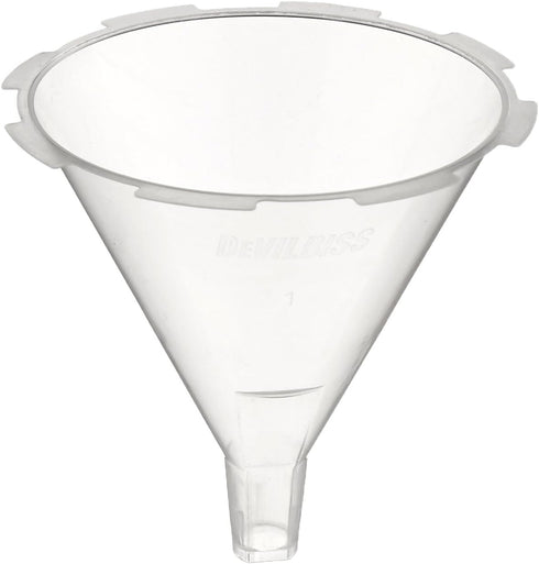 DeVilbiss Disposable Funnel, 3 in Diameter, PK24, White