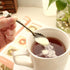 Vintage Style Dessert Spoons - Awakingdemi Metal Carved Fruit Spoons for Kitchen Dining Bar, 6pcs/set