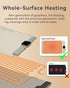 5 24x15.7, Food Warmer Mat, Electric Portable Silicone Warming Plate, Roll Up Heating Tray for Food, Heat Levels