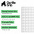 21x21 Inch, GORILLA GRIP Patented Square Shower Stall Mat, Small Bathtub Floor Mats for Stand Up Showers with Suction