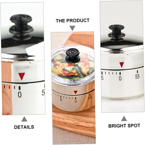 Pressure Cooker Timer, Loud Bell Novelty Kitchen Timer, Tea Kettle Shaped Timer for Cooking