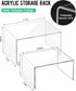 Sahasea Set 4 Countertop Acrylic Cabinet Organizer, of Clear Shelf Organizer for Kitchen Pantry Organizers and Storage