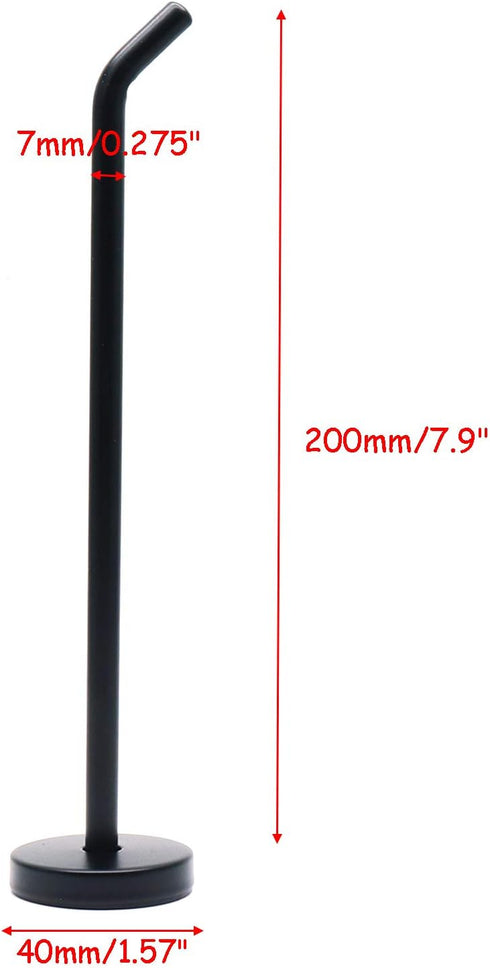 Long Hook Stainless Steel Coat Hook, Robe Hanger Wall Mount Hook, 200mm/8 Length - 2pcs
