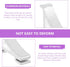 8pcs Refrigerator Shelf Clips for Commercial Cooler Adjustable Shelves, Stainless Steel