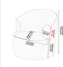 SZJIAHTM Round Club Swivel Barrel Chair Cover Modern Accent Round Club Armchair Slipcover Soft Stretch Chair Covers
