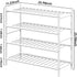 woxlemen Closet 26 inch 4-Tier) Bamboo Shoe Rack for Small Wooden Shoe Organizer with Pouch, Sturdy Wood Shoe Shelf