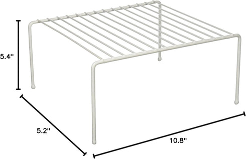GRAYLINE Small Kitchen Helper Shelf, White 40700