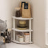 Countertop 3-Tier Countertop Furinno Turn-N-Tube Kitchen Organizer, Corner Organizer Shelf, Corner Shelf, for Kitchen