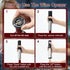 DTB Electric Wine Bottle Opener, Rechargeable Automatic Wine Opener with Foil Cutter, Stainless Steel (Battery Type)