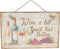 Beachcombers "Wine A Bit You'll Feel Better" Vintage Plaque Sign, 15.75" x 10" x 0.25