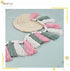 DrCor Pastel Tassel Garland Pink & Sage Green Boho Spring Garland for Nursery, Classroom Decor, Baby Shower, Kids Room