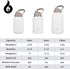 BJPKPK 1 Gallon Insulated Water Bottle, 128oz Large Jug with Metal Handle, BPA Free, Milky White