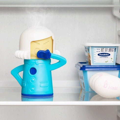 Chilly Mama Baking Soda Fridge and Freezer Odor Absorber & Freshener Holder, Blue