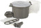 Prep Solutions 17 Piece Set Microwaveable Rice and Pasta Cooker, 12 Cup Capacity with Locking Lid