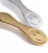 Premium Smiley Face Stainless Steel Dinner Spoon - Perfect for Soup, Coffee and Tea Delights (1 gold and 1 silver two smiling spoons)