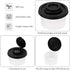 Accmor Salt and Pepper Shakers, Mini Salt Shaker to go Moisture Proof Salt Pepper Shakers Spice Container Dispenser