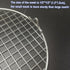 Round Steaming Rack with Legs, 8.9" 304 Stainless Steel Cooling and Baking Barbecue Rack for Air Fryer