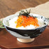 Minorutouki Extra Large Rice Bowl - White Wave Whale Blue, f5.8×H2.6in, 7.76oz, Made in Japan