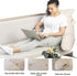 SLIGUY Reading Pillow for Sitting in Bed Couch Adult, Back Pillow with arm Support and Pockets, Adult Back Pillow Bed