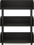 Furinno Turn-N-Tube 3-Tier Toolless Freestanding Display Rack, Espresso